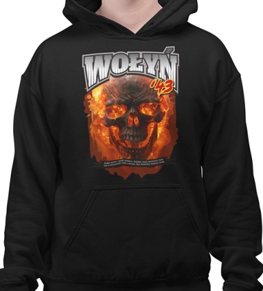 BLUZA Z KAPTUREM WOŁYŃ 43